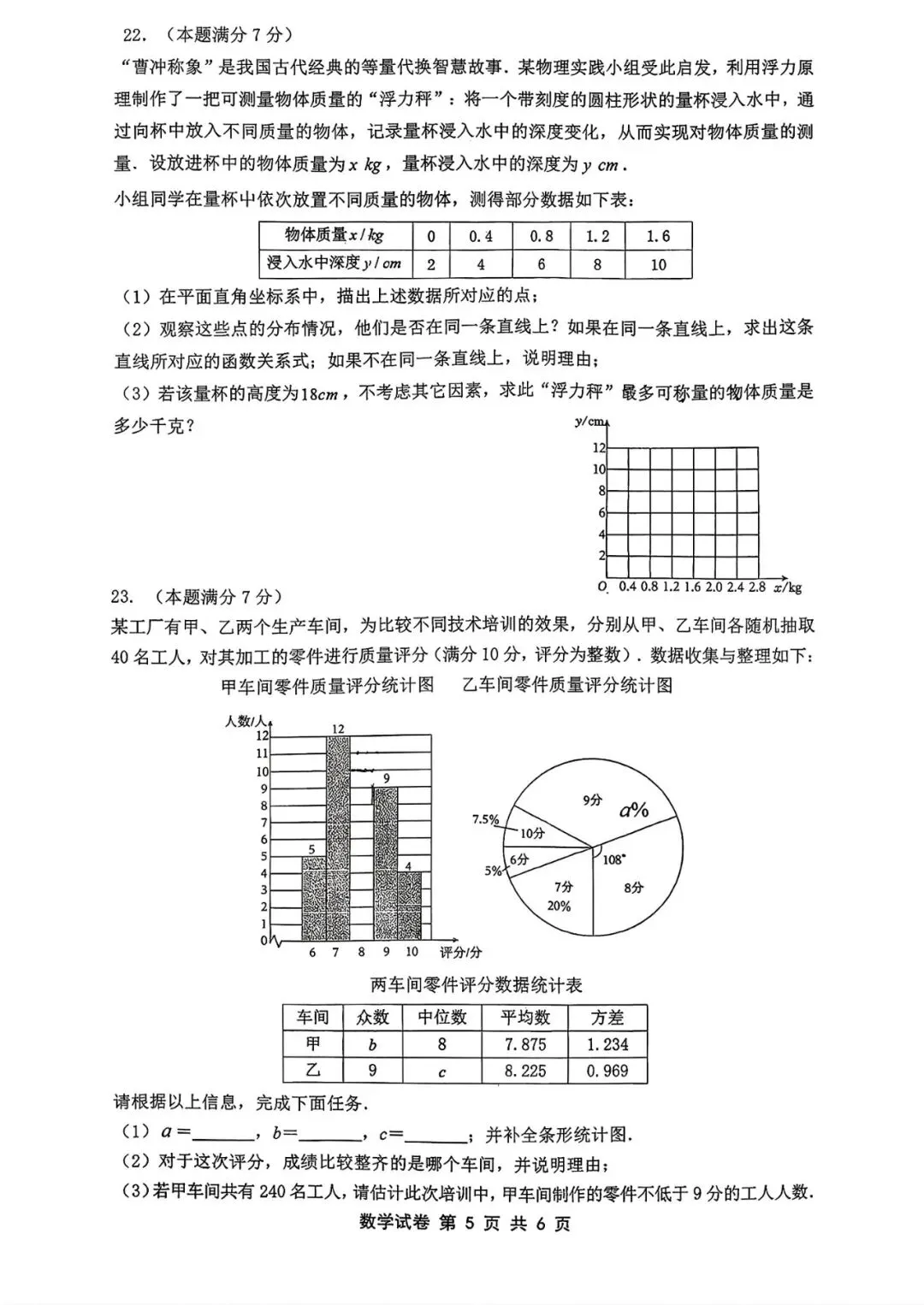 2026年铁一八模、爱知五模数学试卷-第6张图片-四季读书网
