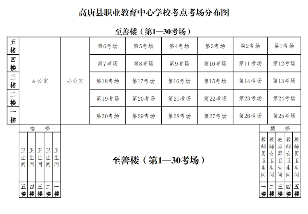 高唐中考:一中、二中、三中、职教考场分布图公布-第7张图片-四季读书网 高唐中考:一中、二中、三中、职教考场分布图公布-第7张图片-四季读书网