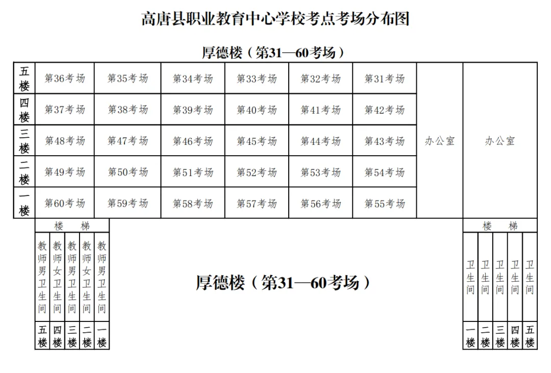 高唐中考:一中、二中、三中、职教考场分布图公布-第8张图片-四季读书网 高唐中考:一中、二中、三中、职教考场分布图公布-第8张图片-四季读书网