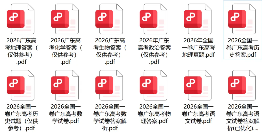 速领!2026广东高考语数英物历地真题及答案出炉!持续更新~-第12张图片-四季读书网 速领!2026广东高考语数英物历地真题及答案出炉!持续更新~-第12张图片-四季读书网