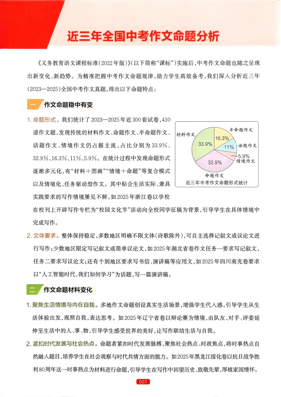 【中考语文】作文热点预测-第5张图片-四季读书网