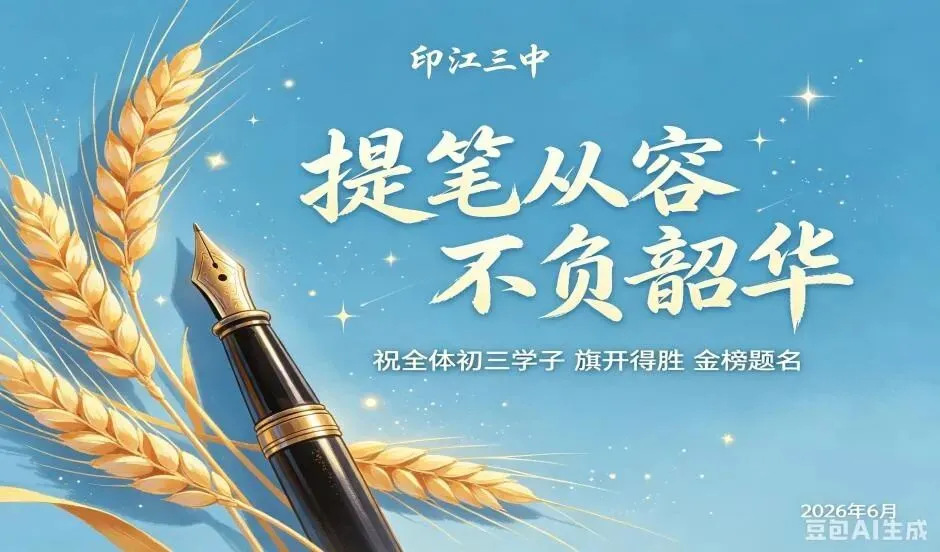 青春当燃,中考必胜——印江三中中考考前温馨提示-第20张图片-四季读书网 青春当燃,中考必胜——印江三中中考考前温馨提示-第20张图片-四季读书网