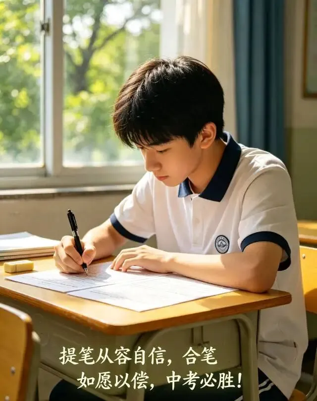 执笔逐光,中考圆梦-第1张图片-四季读书网 执笔逐光,中考圆梦-第1张图片-四季读书网