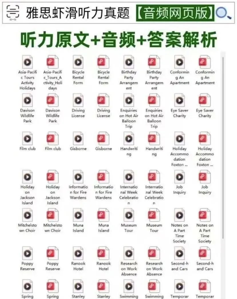 6-12月雅思听力备考|虾滑老师真题题库,一套足矣,高效提分-第5张图片-四季读书网 6-12月雅思听力备考|虾滑老师真题题库,一套足矣,高效提分-第5张图片-四季读书网