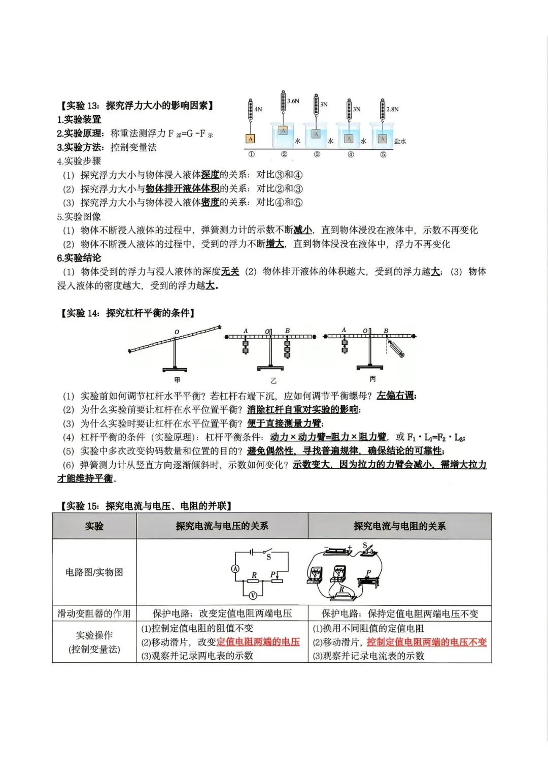 2026年山西中考物理应考策略+必会知识点-第24张图片-四季读书网 2026年山西中考物理应考策略+必会知识点-第24张图片-四季读书网