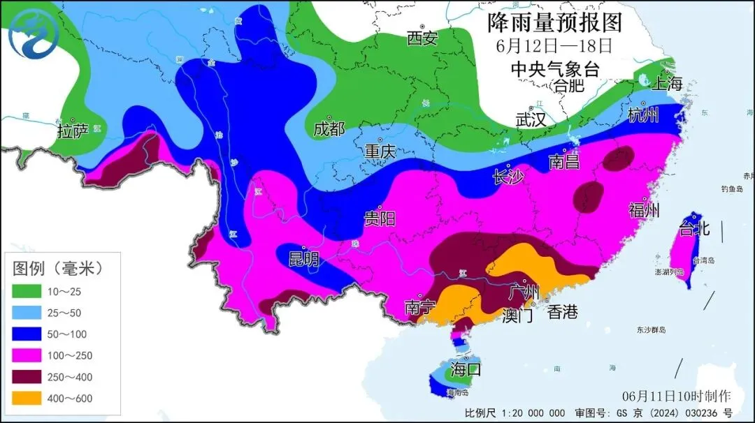中考首日重庆多地有阵雨或雷雨!今起,南方地区迎新一轮降雨集中期→-第2张图片-四季读书网 中考首日重庆多地有阵雨或雷雨!今起,南方地区迎新一轮降雨集中期→-第2张图片-四季读书网