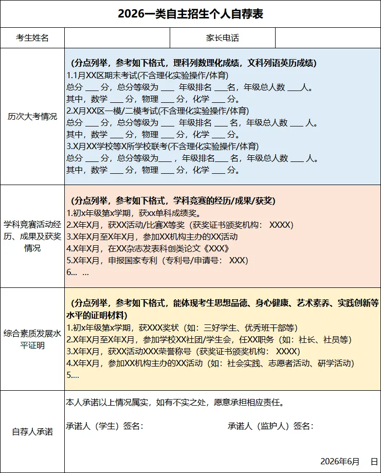 6月12日深圳中考自招报名开始!附报名流程和自招简历、推荐信模板!-第9张图片-四季读书网 6月12日深圳中考自招报名开始!附报名流程和自招简历、推荐信模板!-第9张图片-四季读书网