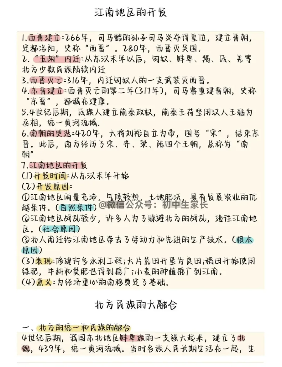 2026中考历史所有必考点大梳理,考前务必让孩子看一遍!-第8张图片-四季读书网 2026中考历史所有必考点大梳理,考前务必让孩子看一遍!-第8张图片-四季读书网