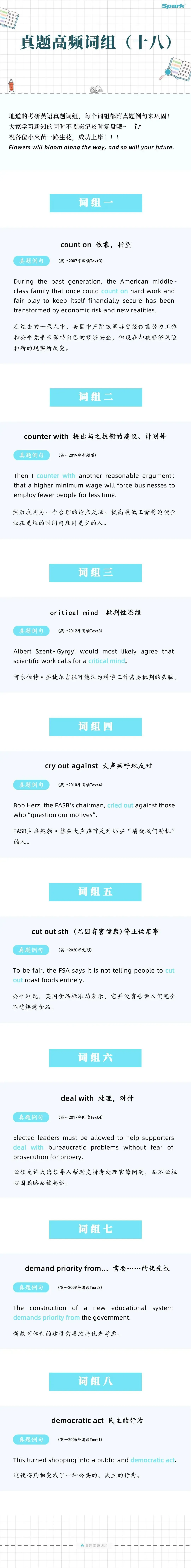 打卡上岸!考研真题高频词组 | Day18-第1张图片-四季读书网