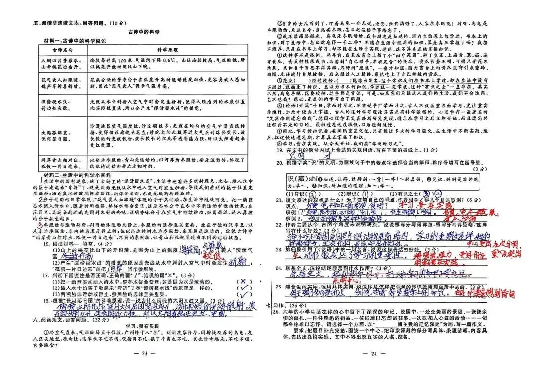 小升初语文逆袭11天:逐题拆解两套真题错题,攻克小升初语文高频易错点-第6张图片-四季读书网