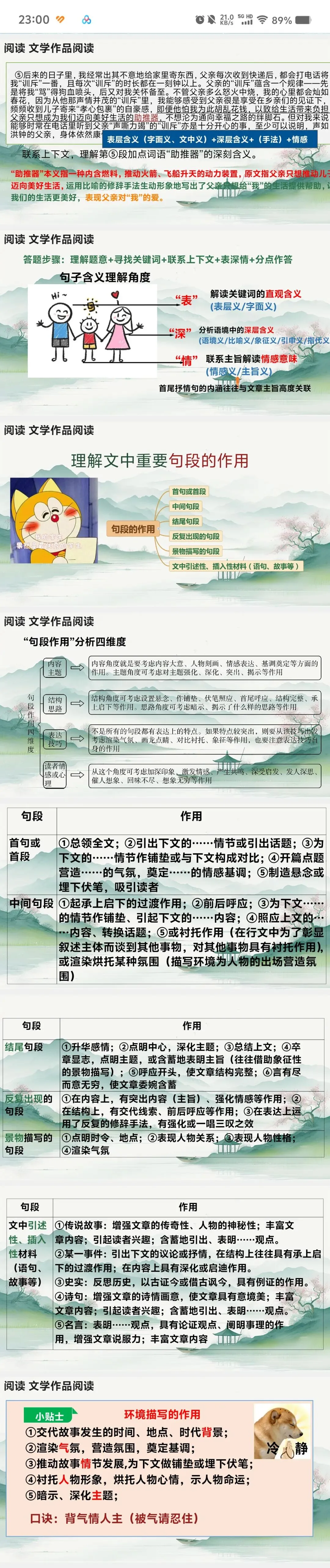 中考语文考前最后一课,专挑重点讲! 重复,坚持,平静!-第7张图片-四季读书网