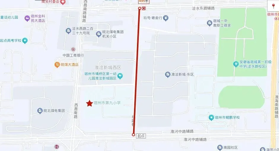 宿州市2026年中考城区考点位置图和临时交通管控提醒-第23张图片-四季读书网 宿州市2026年中考城区考点位置图和临时交通管控提醒-第23张图片-四季读书网