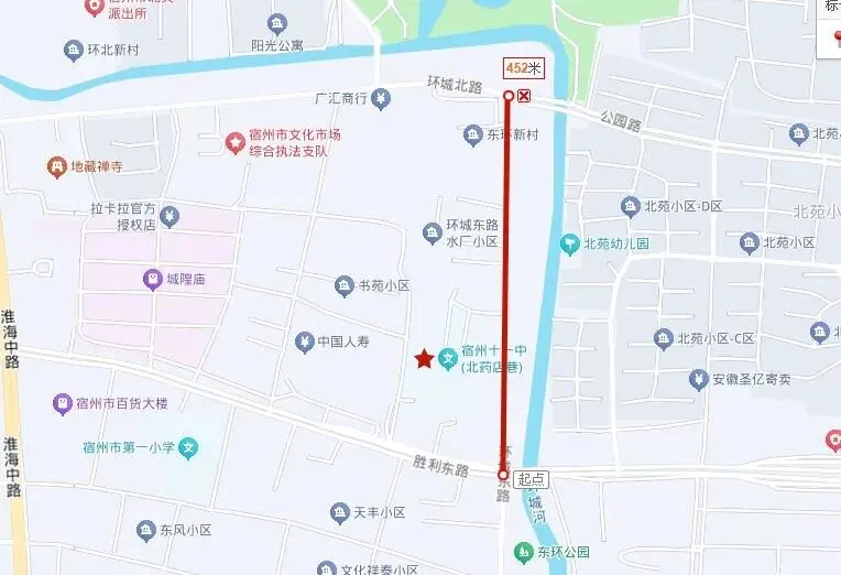 宿州市2026年中考城区考点位置图和临时交通管控提醒-第27张图片-四季读书网 宿州市2026年中考城区考点位置图和临时交通管控提醒-第27张图片-四季读书网