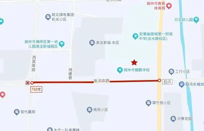 宿州市2026年中考城区考点位置图和临时交通管控提醒-第35张图片-四季读书网 宿州市2026年中考城区考点位置图和临时交通管控提醒-第35张图片-四季读书网