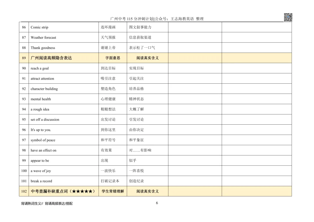 《广州中考英语115分冲刺计划》 (2)-第7张图片-四季读书网
