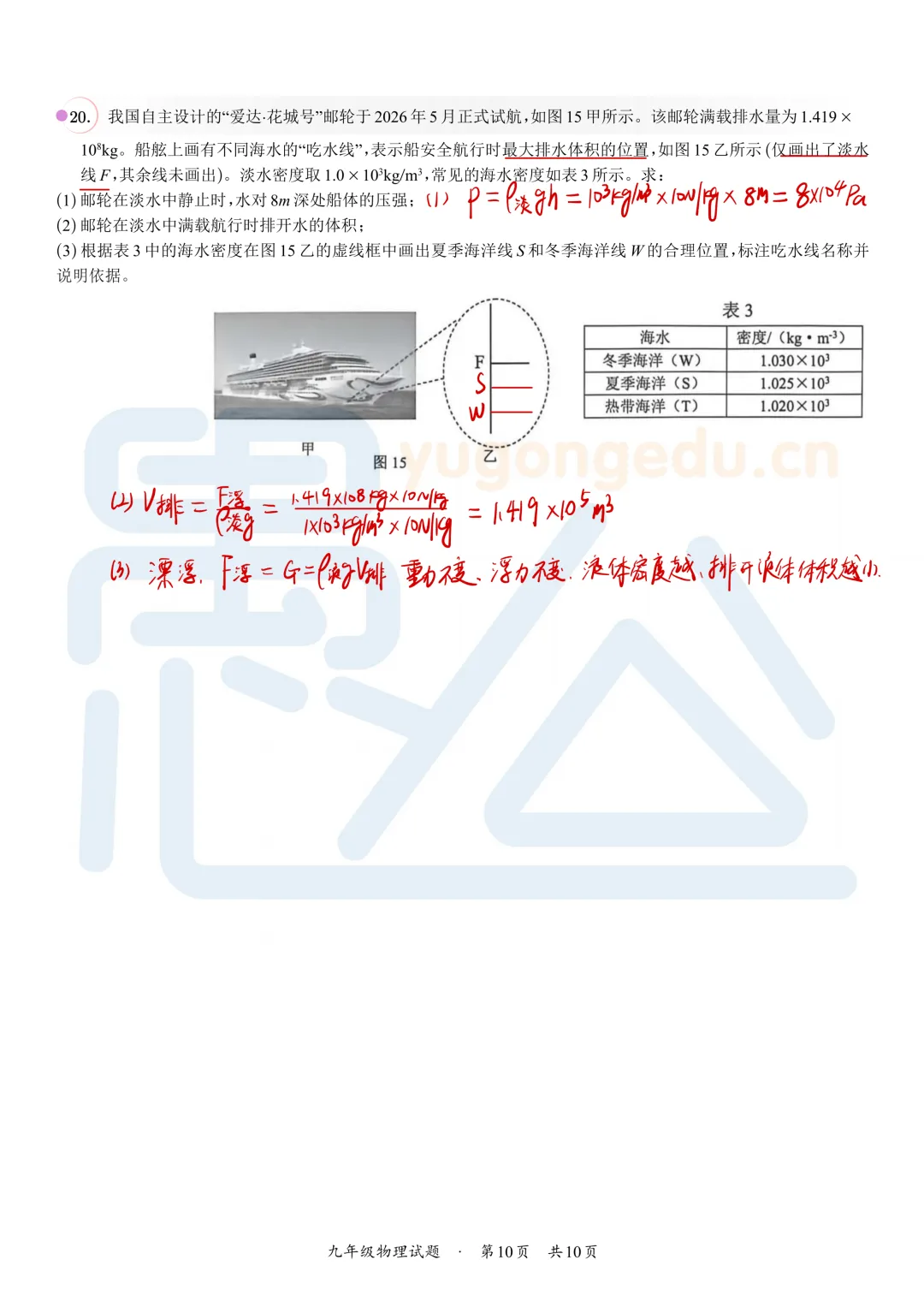 2026重庆中考物理&化学答案解析来了!-第14张图片-四季读书网 2026重庆中考物理&化学答案解析来了!-第14张图片-四季读书网