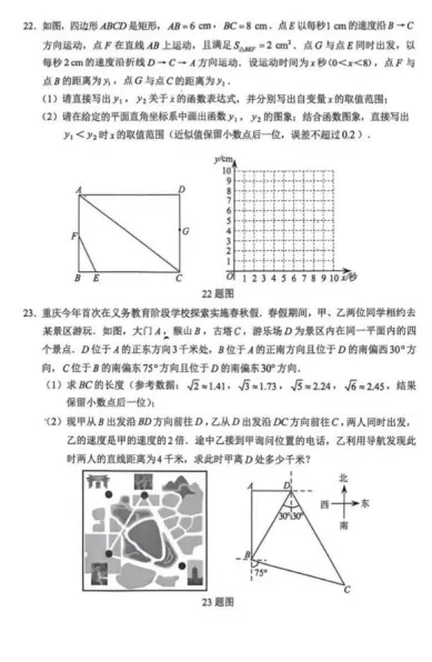 重磅!2026年重庆中考数学真题出炉,速看!-第5张图片-四季读书网