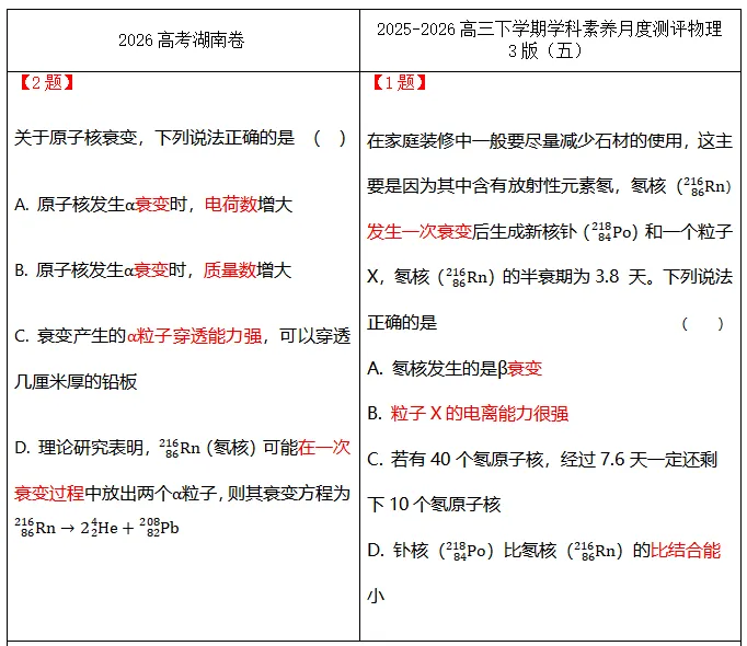 实力再兑现!天枢教育《真题密卷》2026 高考物理再次命中真题!-第11张图片-四季读书网 实力再兑现!天枢教育《真题密卷》2026 高考物理再次命中真题!-第11张图片-四季读书网
