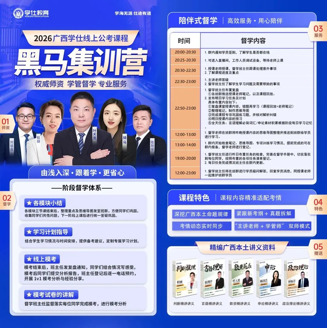 2026广西事业单位今日面试真题已出!学仕又压中题啦!面试首日学员捷报频传!-第72张图片-四季读书网