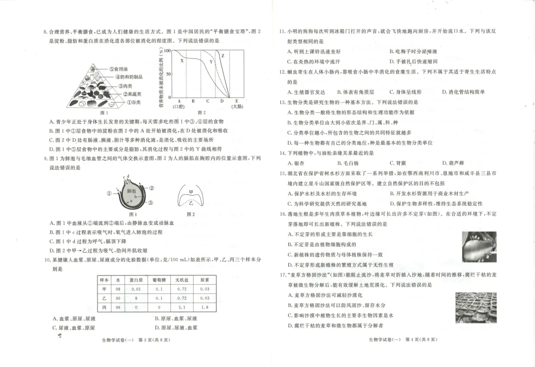 2026河北地生模拟测试启光卷,需要答案添加微信领取!-第7张图片-四季读书网 2026河北地生模拟测试启光卷,需要答案添加微信领取!-第7张图片-四季读书网