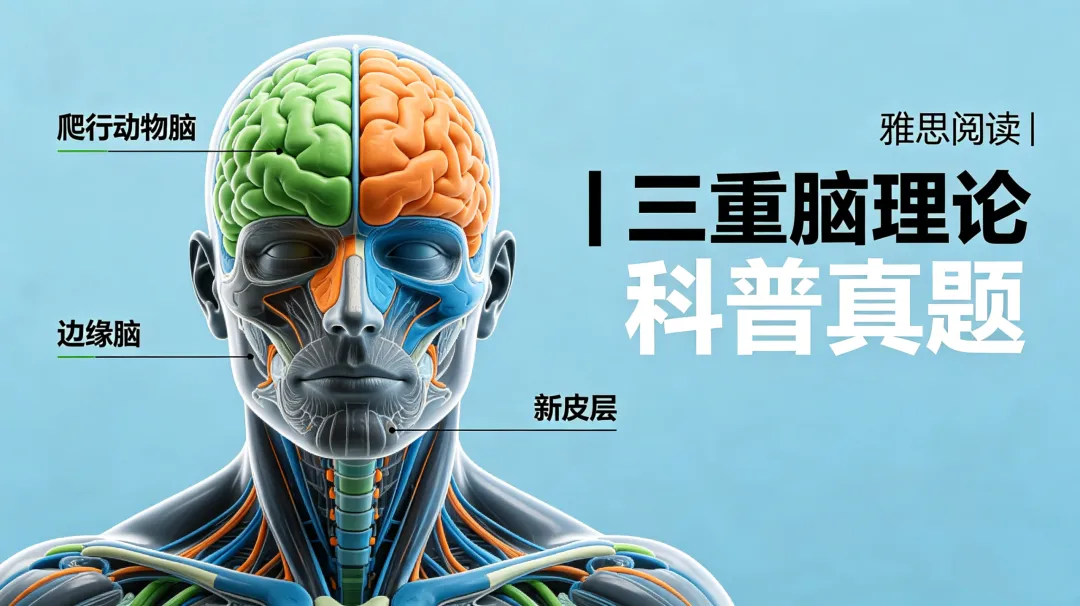 雅思阅读真题 The Triune Brain-第1张图片-四季读书网 雅思阅读真题 The Triune Brain-第1张图片-四季读书网