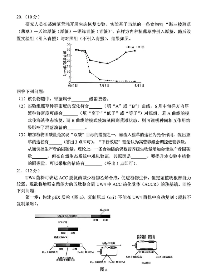 云南省2026年高考各科真题试卷和答案可打印保存电子版其中英语含听力音频-第20张图片-四季读书网 云南省2026年高考各科真题试卷和答案可打印保存电子版其中英语含听力音频-第20张图片-四季读书网