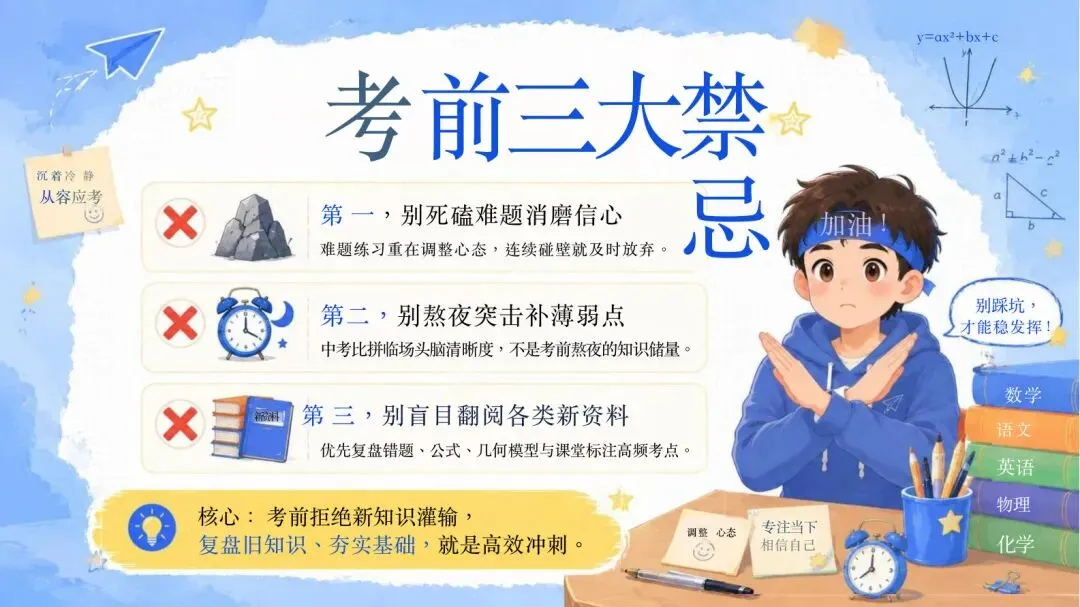 中考冲刺期,一节数学课该怎么帮孩子稳住心态-第3张图片-四季读书网