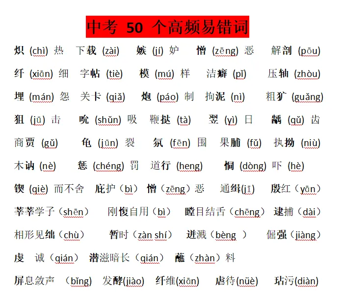 中考语文还剩2天,押个考前复习小重点-第3张图片-四季读书网