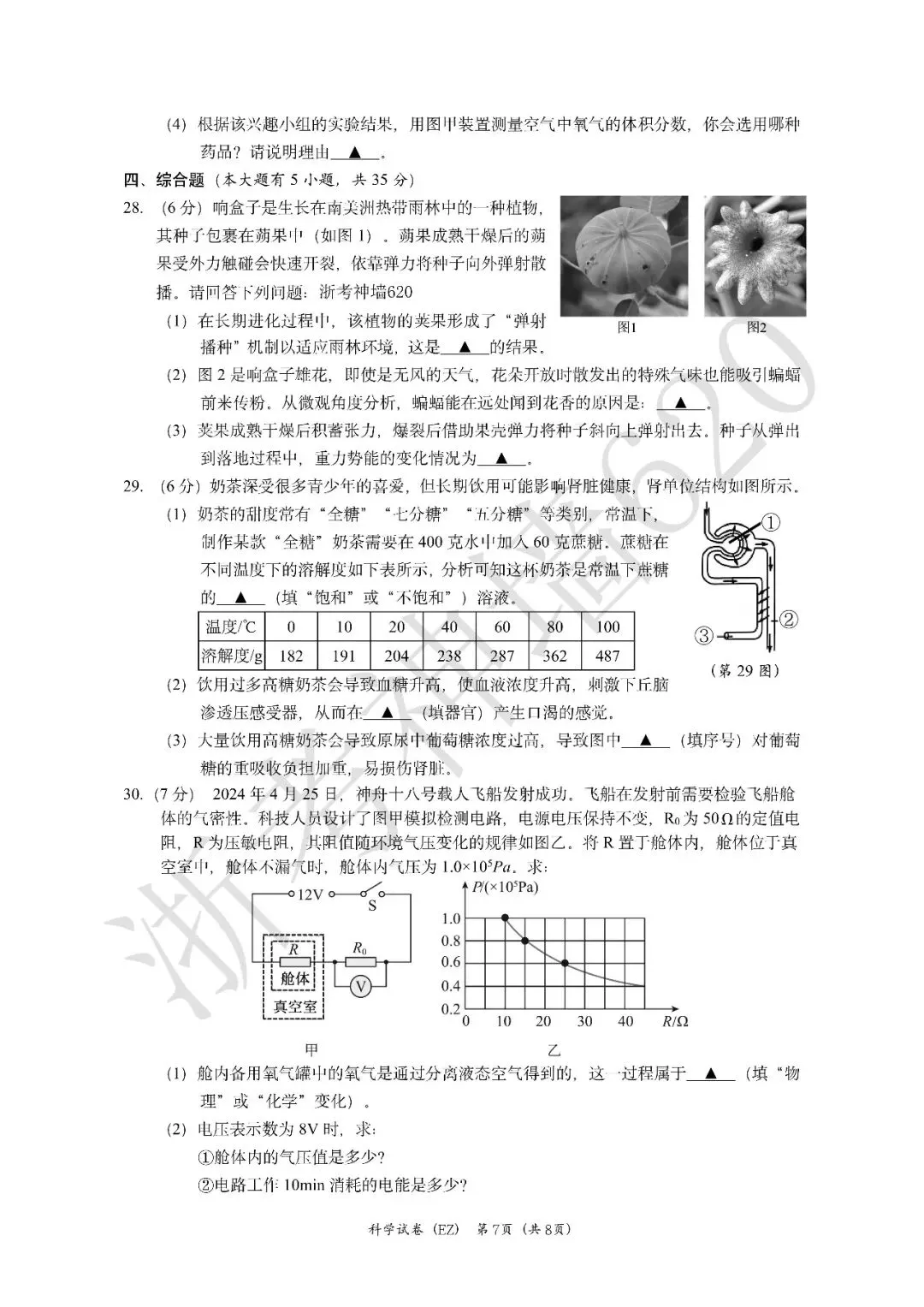 26模拟考|2026年温州市第二中学三模(全科)-第46张图片-四季读书网 26模拟考|2026年温州市第二中学三模(全科)-第46张图片-四季读书网