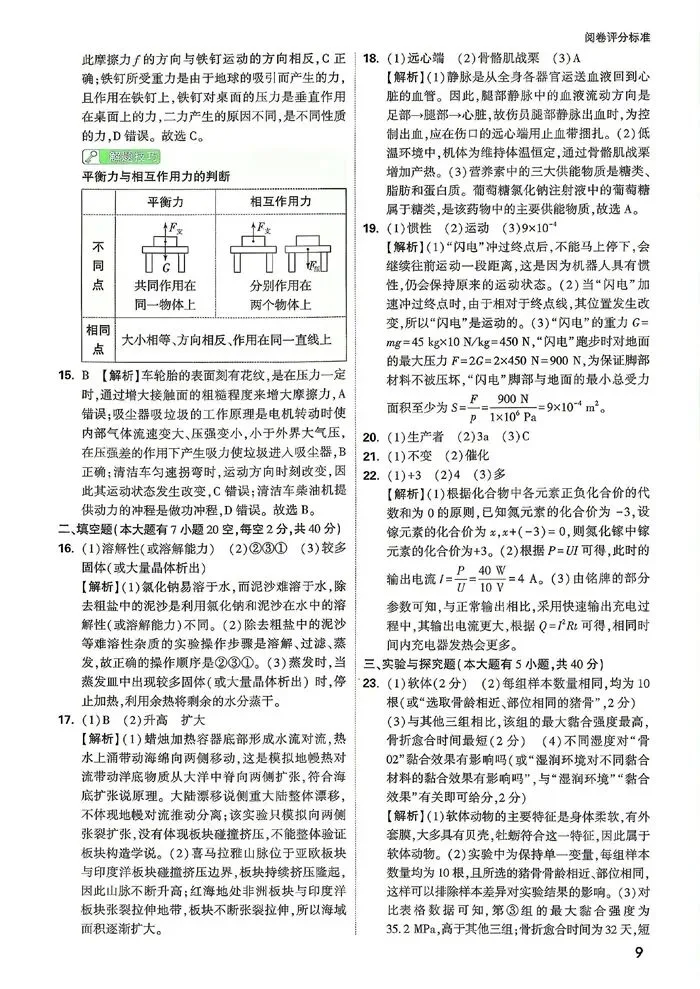 【中考模拟】浙江省2026年初中学业水平考试定心卷科学卷(含答案)-第15张图片-四季读书网