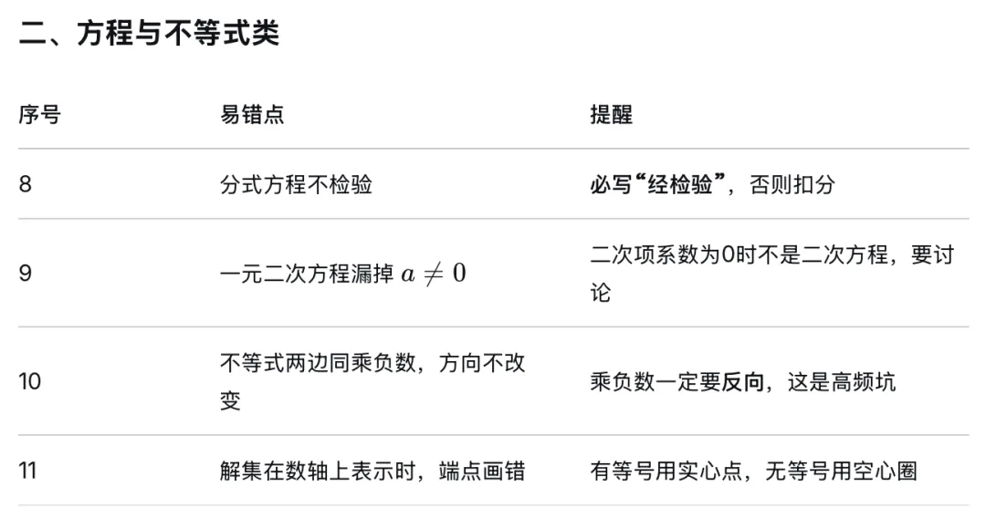 中考数学最后一课:遇到难卷,这样答题,不会丢掉10分的失误分!快告诉初三娃!-第17张图片-四季读书网