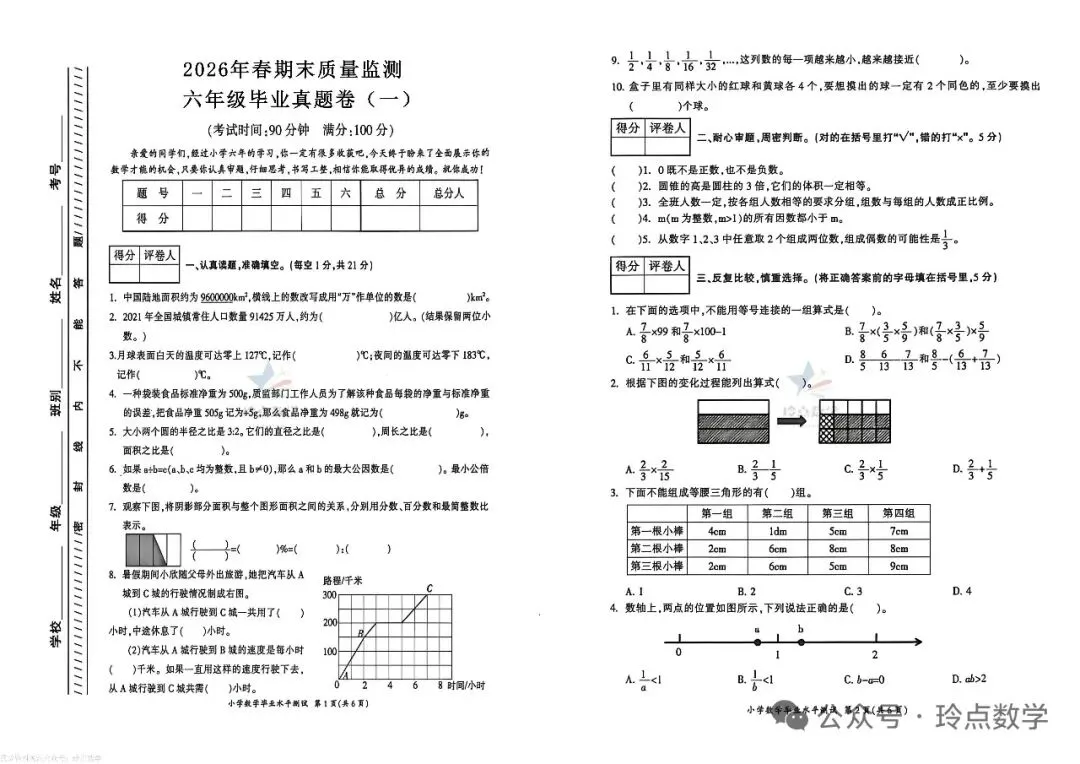 期末1】一二三四五六年级26春期末优质真题卷(二)·下载打印-第10张图片-四季读书网