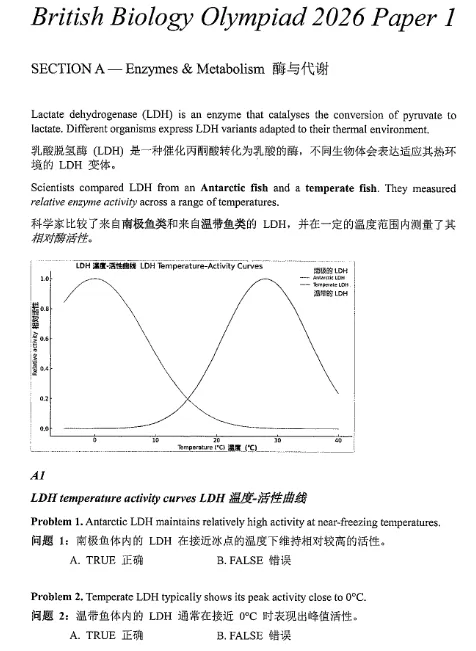 BBO/USABO生物竞赛历年真题+答案,电子版资料下载!-第11张图片-四季读书网 BBO/USABO生物竞赛历年真题+答案,电子版资料下载!-第11张图片-四季读书网