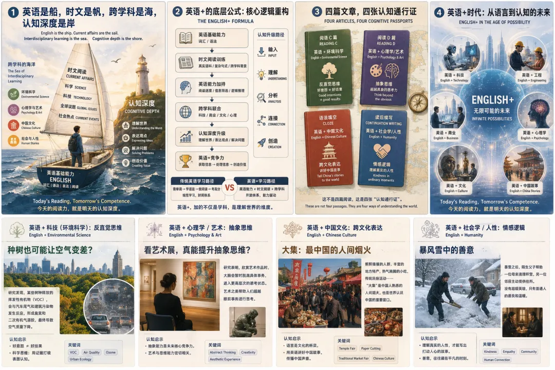 英语+:从语言工具到认知武器,一张试卷正在重新定义未来竞争力-第1张图片-四季读书网 英语+:从语言工具到认知武器,一张试卷正在重新定义未来竞争力-第1张图片-四季读书网