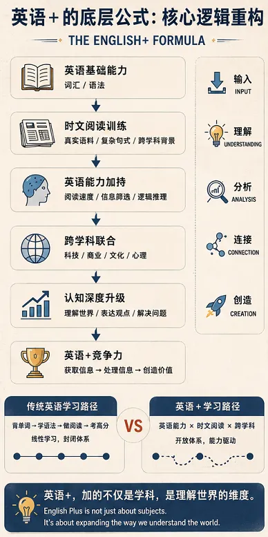 英语+:从语言工具到认知武器,一张试卷正在重新定义未来竞争力-第3张图片-四季读书网 英语+:从语言工具到认知武器,一张试卷正在重新定义未来竞争力-第3张图片-四季读书网
