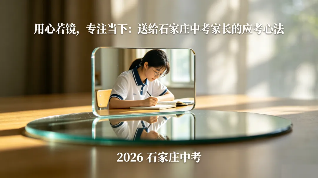 用心若镜,专注当下:送给石家庄中考家长的应考心法 | 2026 石家庄-第1张图片-四季读书网 用心若镜,专注当下:送给石家庄中考家长的应考心法 | 2026 石家庄-第1张图片-四季读书网