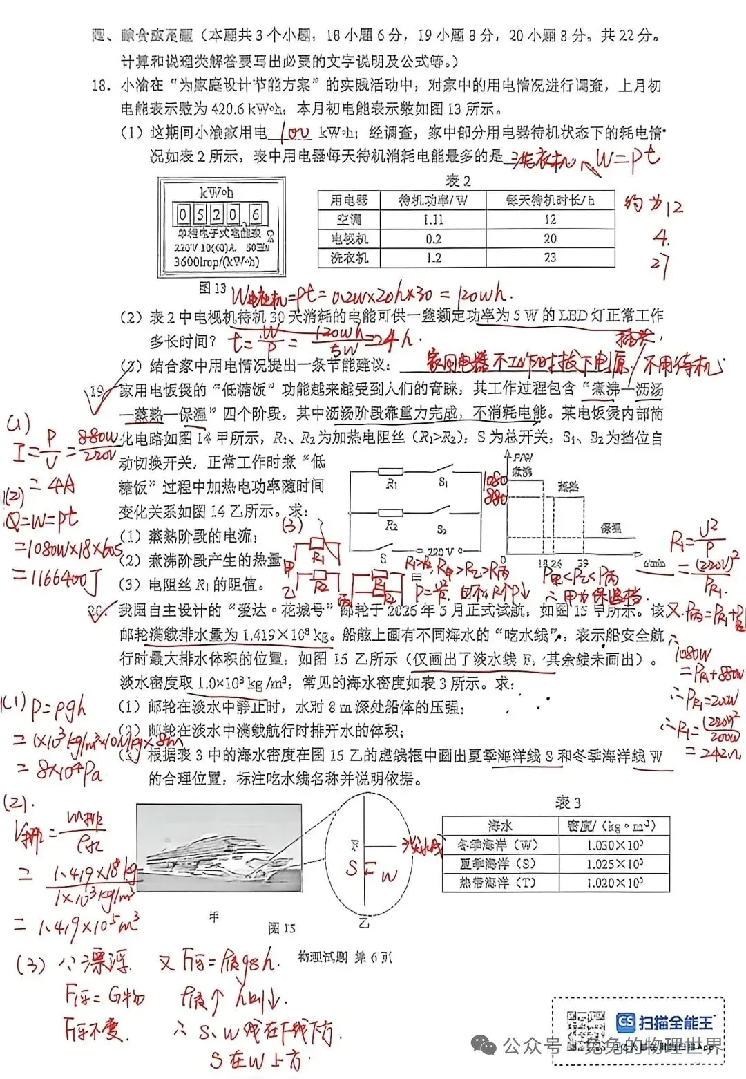 2026年重庆市初中物理中考真题-第6张图片-四季读书网