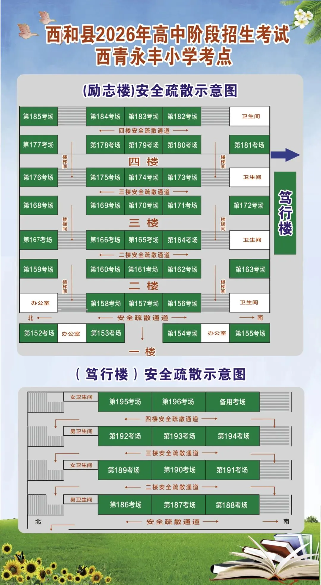 2026年中考西和县西青永丰小学考点温馨提示-第6张图片-四季读书网 2026年中考西和县西青永丰小学考点温馨提示-第6张图片-四季读书网