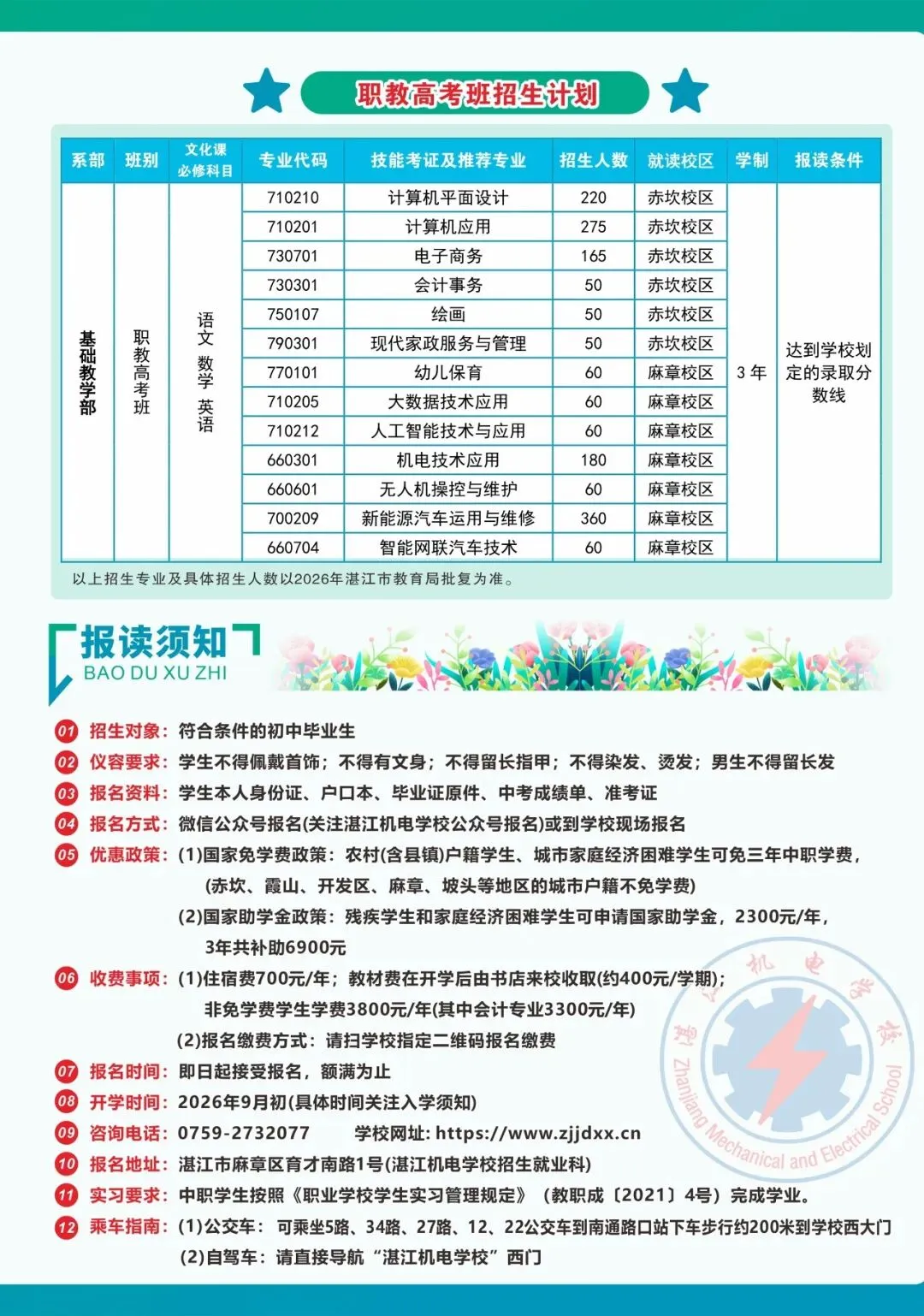 2026湛江市中职学校全汇总(中考志愿版)-第11张图片-四季读书网 2026湛江市中职学校全汇总(中考志愿版)-第11张图片-四季读书网