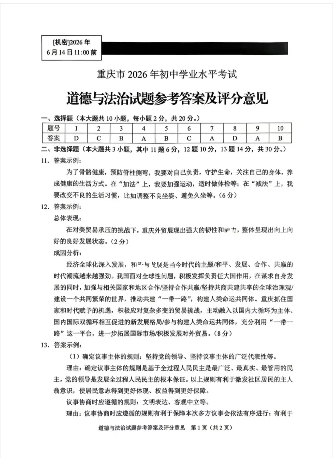 2026 年中考全科试卷及解析-第18张图片-四季读书网