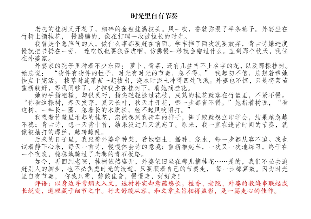 中考模拟考场佳作赏析(一)-第1张图片-四季读书网 中考模拟考场佳作赏析(一)-第1张图片-四季读书网