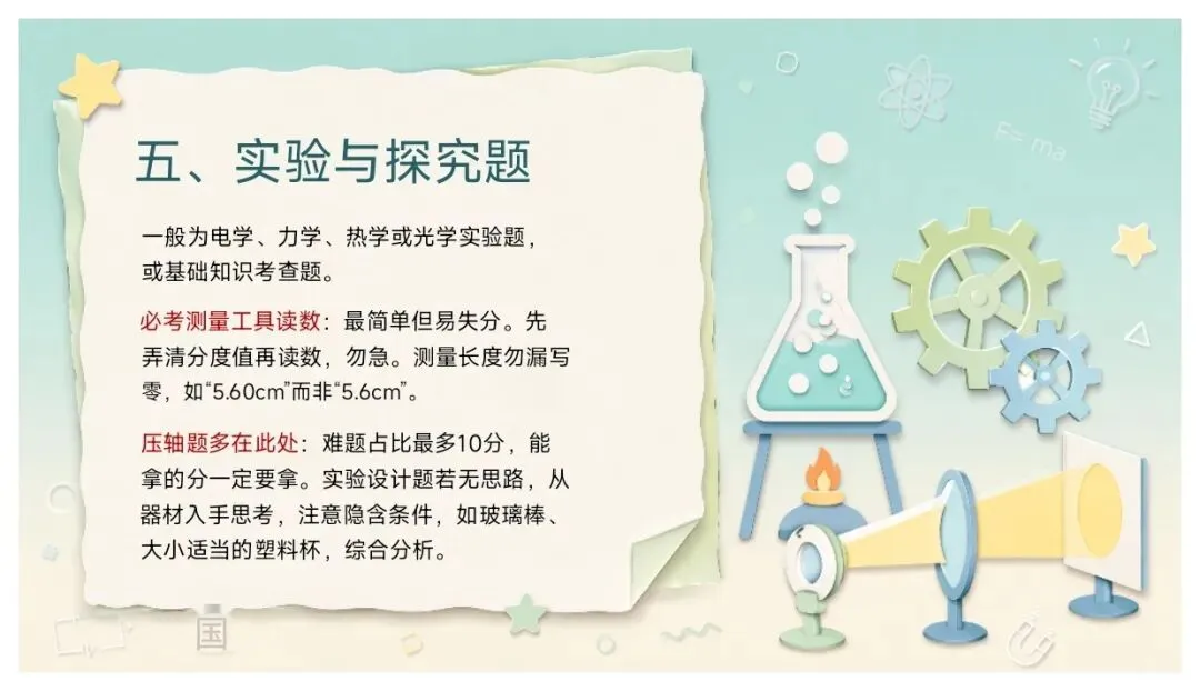 中考物理压箱底秘籍全在这 ,老师熬夜整理-第6张图片-四季读书网