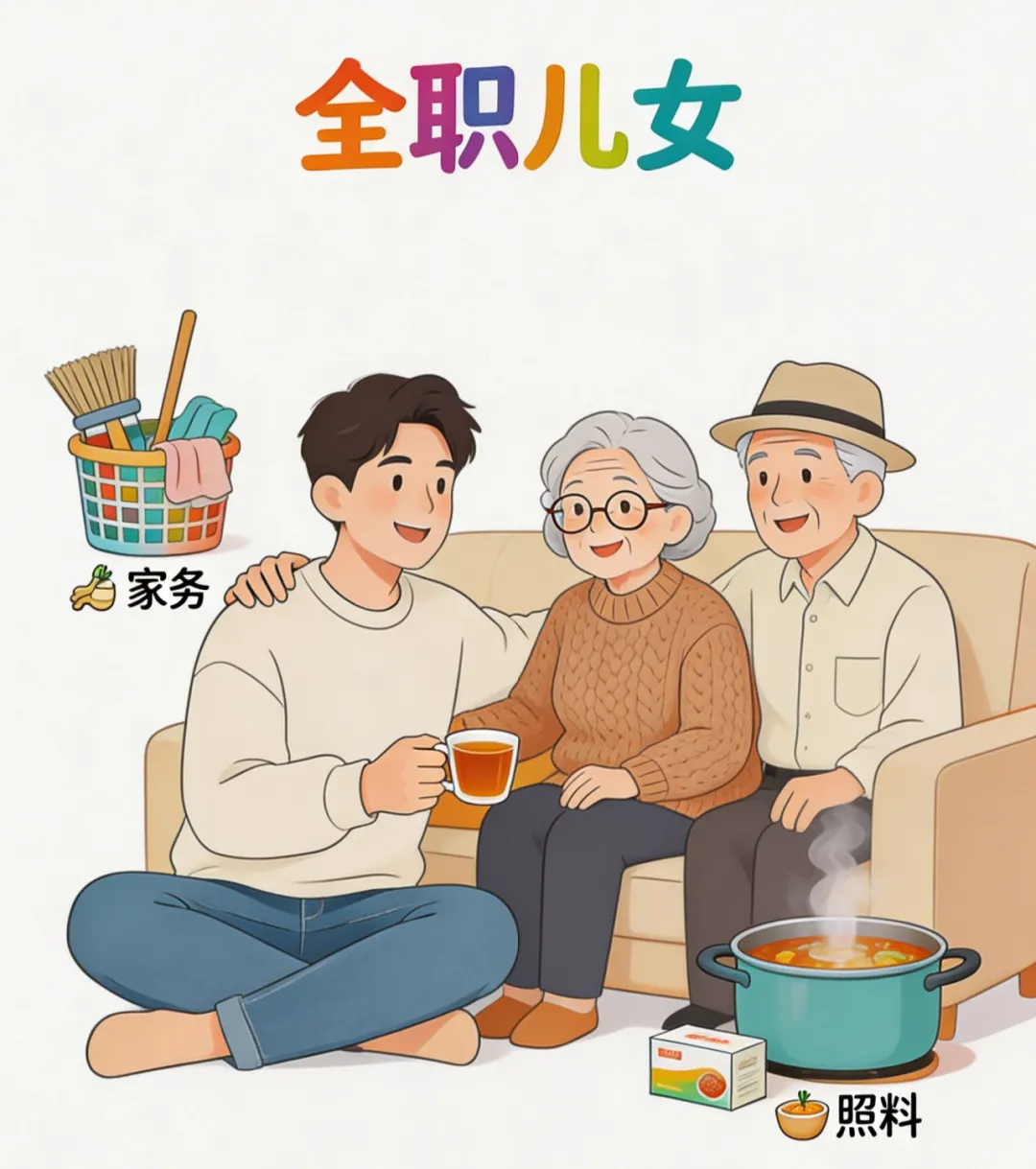 面试真题 I “全职儿女”你怎么看?-第3张图片-四季读书网