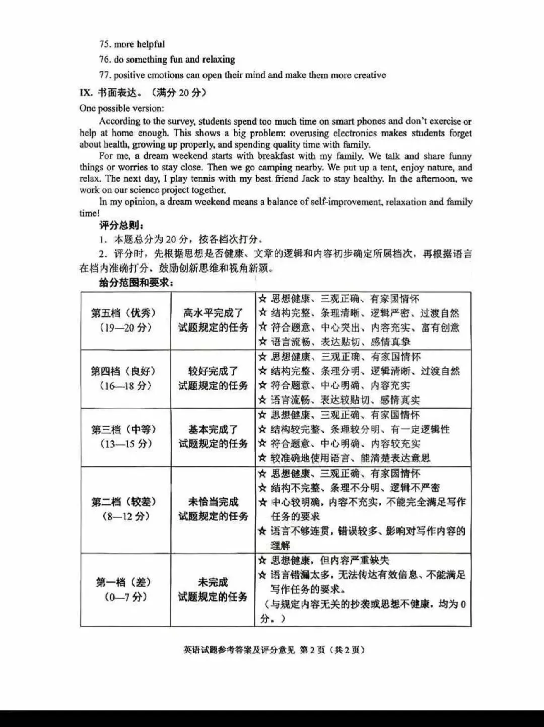 2026年重庆中考英语真题(含答案)-第12张图片-四季读书网