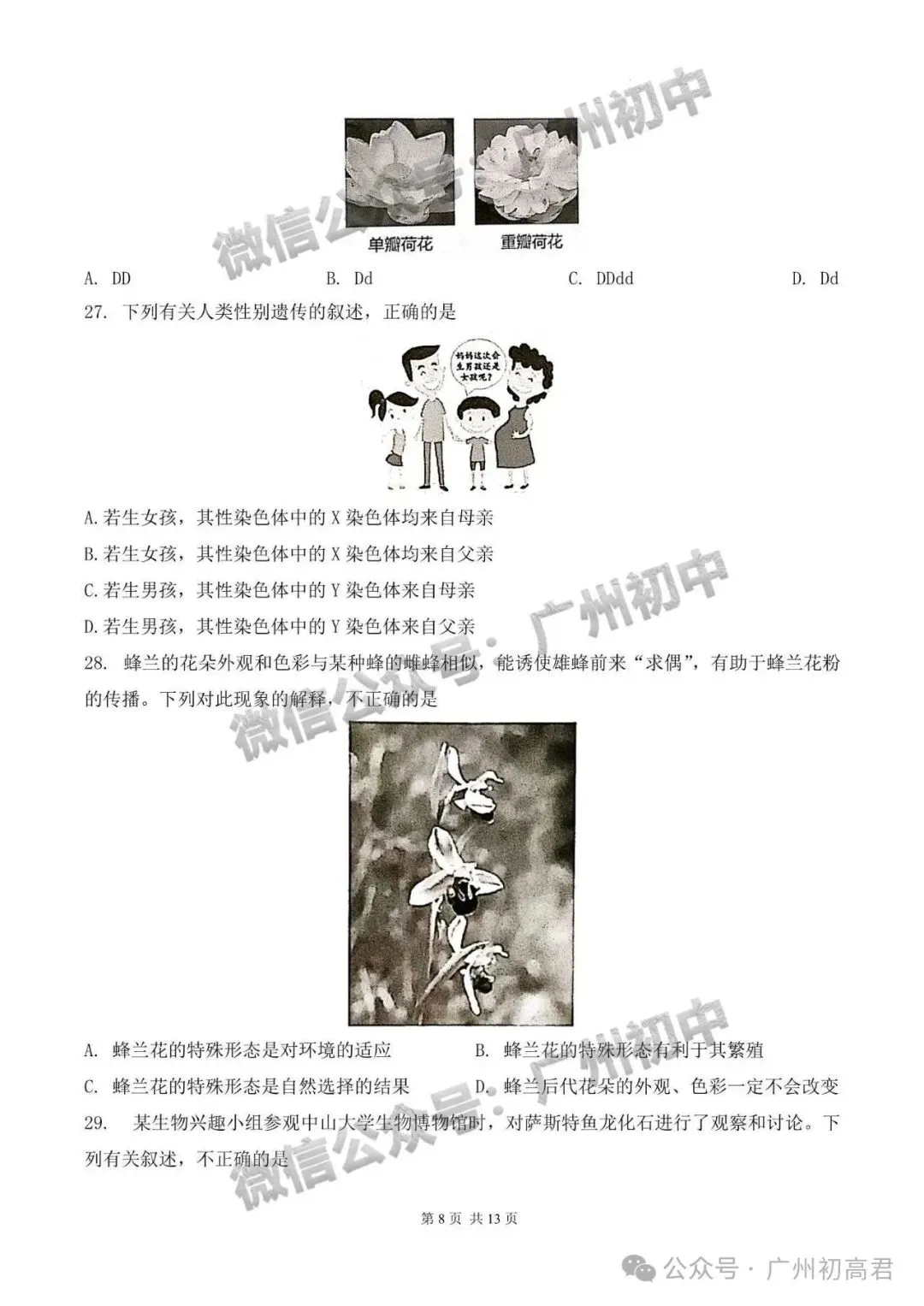 6月16-17日广州生地会考,知识点+真题资料包免费领!-第9张图片-四季读书网