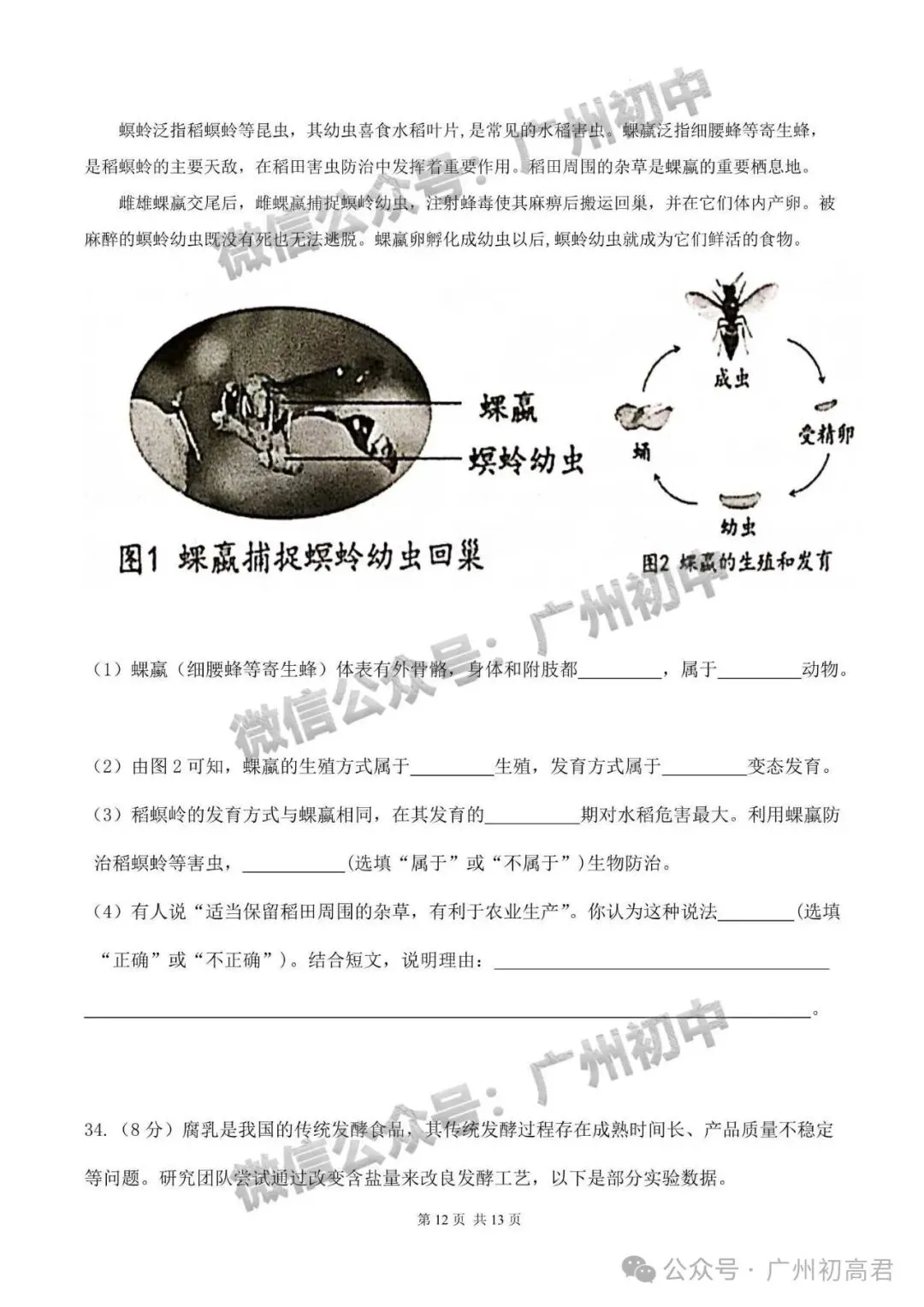 6月16-17日广州生地会考,知识点+真题资料包免费领!-第13张图片-四季读书网