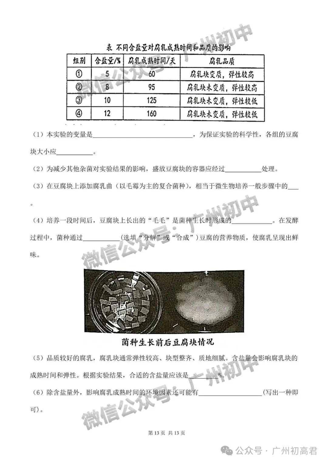 6月16-17日广州生地会考,知识点+真题资料包免费领!-第14张图片-四季读书网