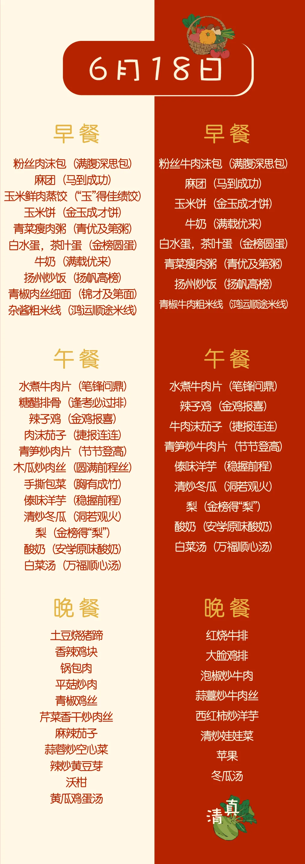 育英中考食谱|金榜题名!中考加油!!-第4张图片-四季读书网