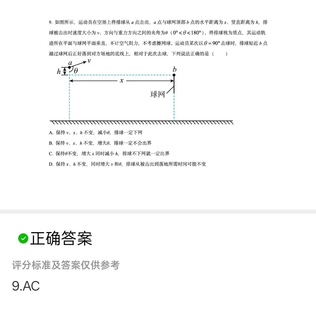 2026年新高考物理真题+答案(云南适用)-第9张图片-四季读书网