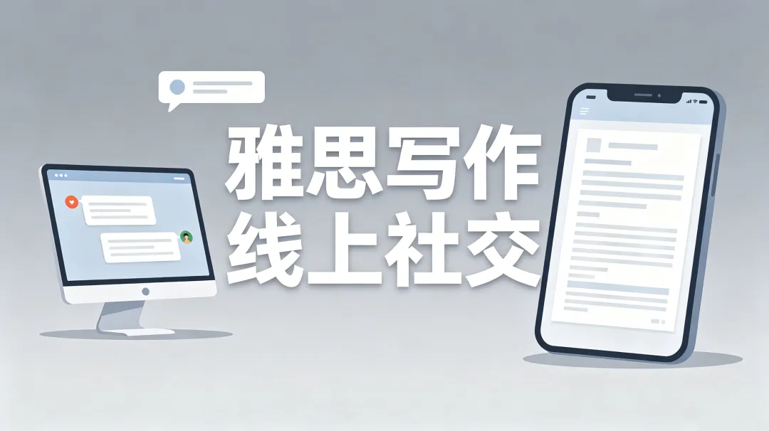 雅思写作7.5真题 线上社交取代面对面沟通【解读】-第1张图片-四季读书网 雅思写作7.5真题 线上社交取代面对面沟通【解读】-第1张图片-四季读书网
